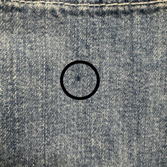 Vtg 90s Y2k DKNY Denim Jean Chore Workwear Coat Jacket Lightweight Women - Picture 4 of 8